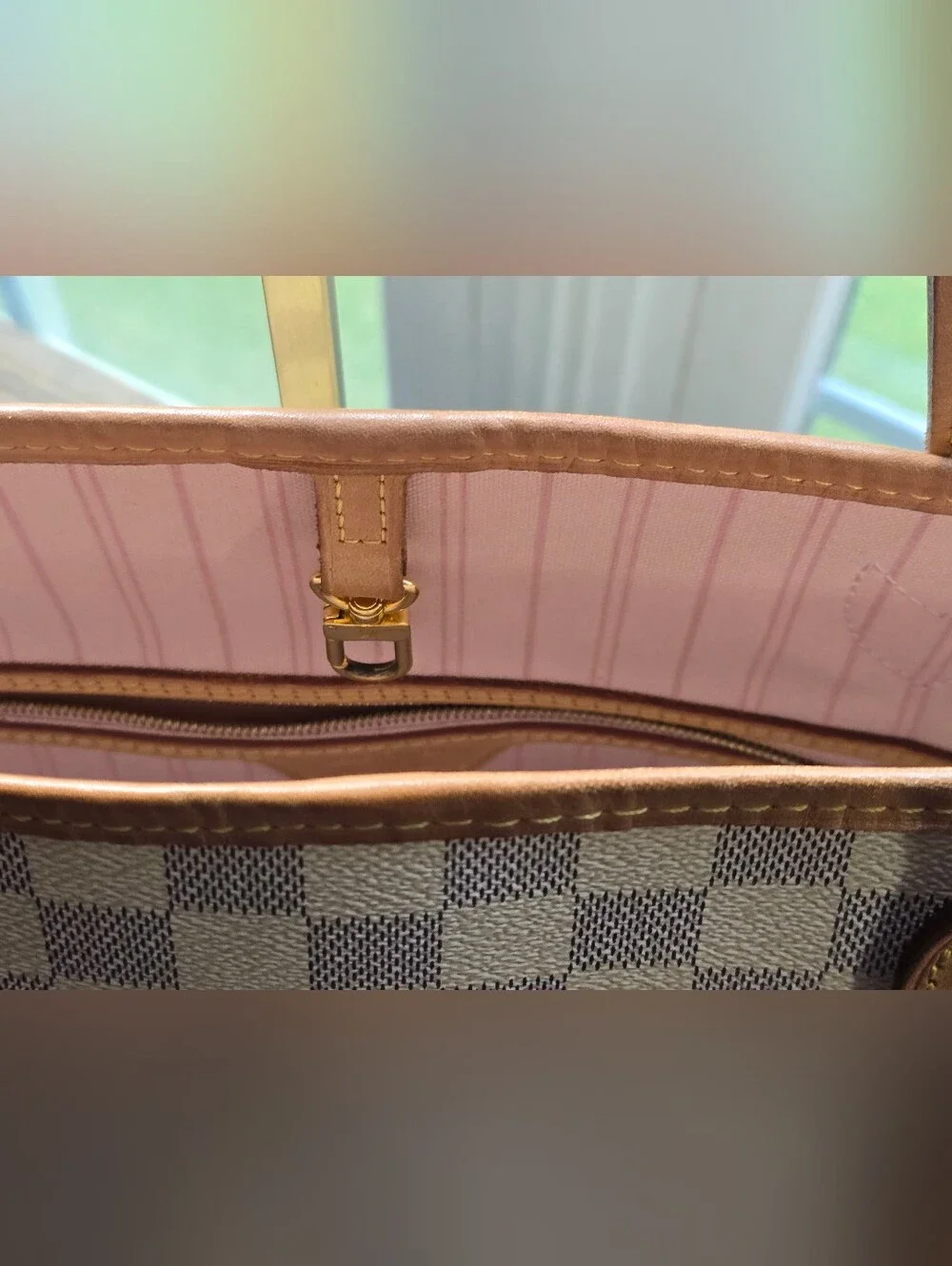 Louis Vuitton Neverfull MM — Damier Azur (2020)